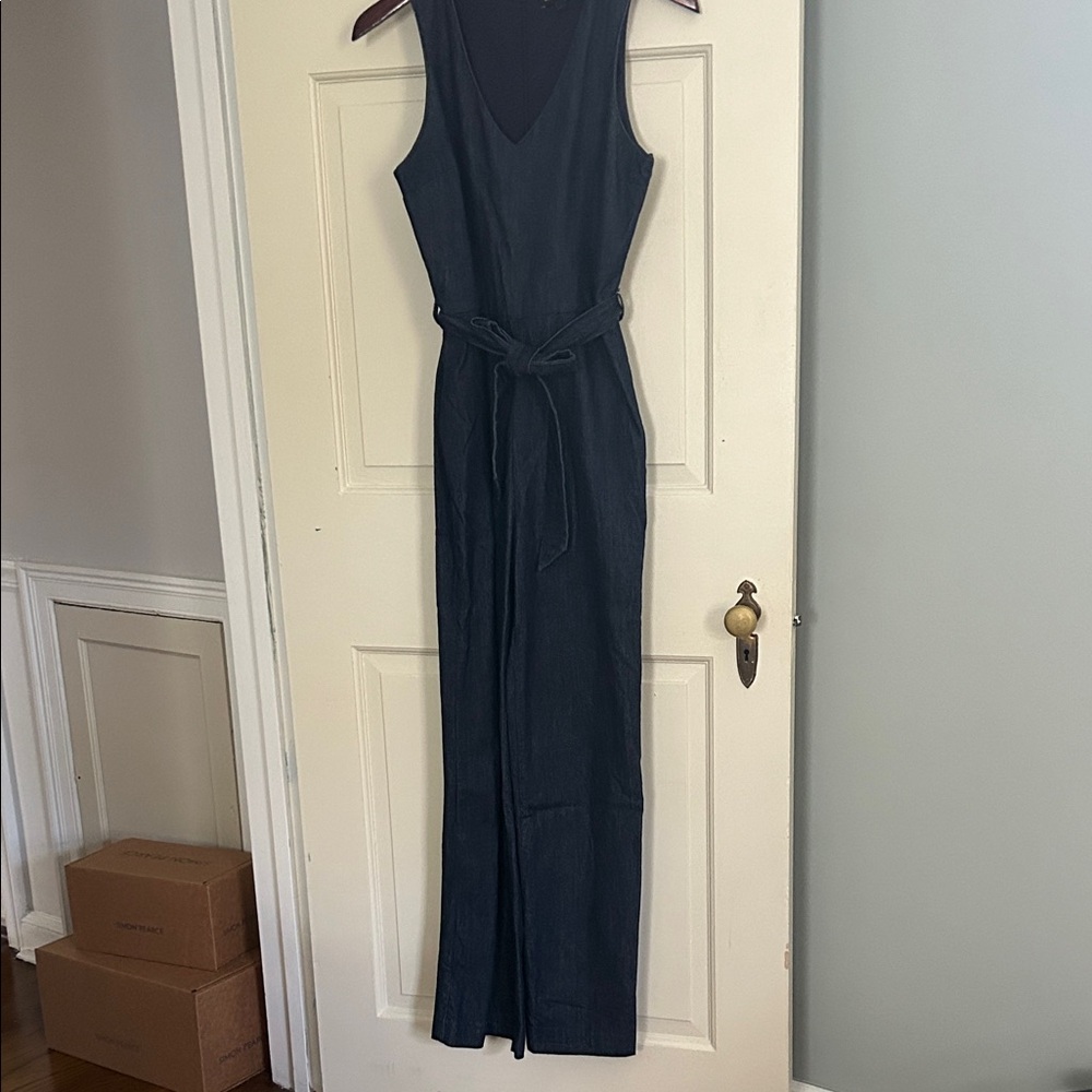 Banana Republic Navy Jumpsuit